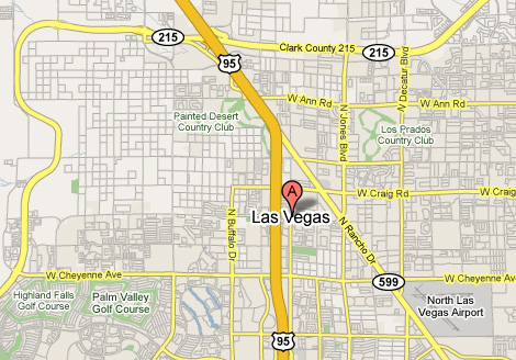 Las Vegas - Area Map