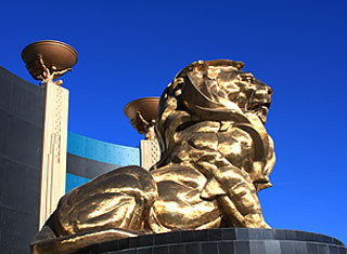 Las Vegas - MGM Grand Casino - Lion statue