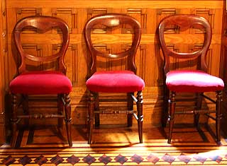 Winchester Mystery House - 3 chairs
